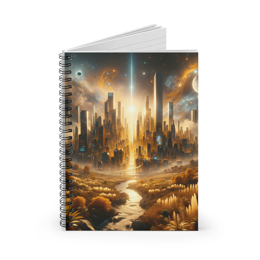 Golden Horizon-Spiral Notebook - Ruled Line