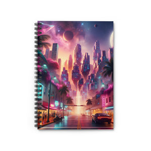 Ruby Skyline-Spiral Notebook - Ruled Line