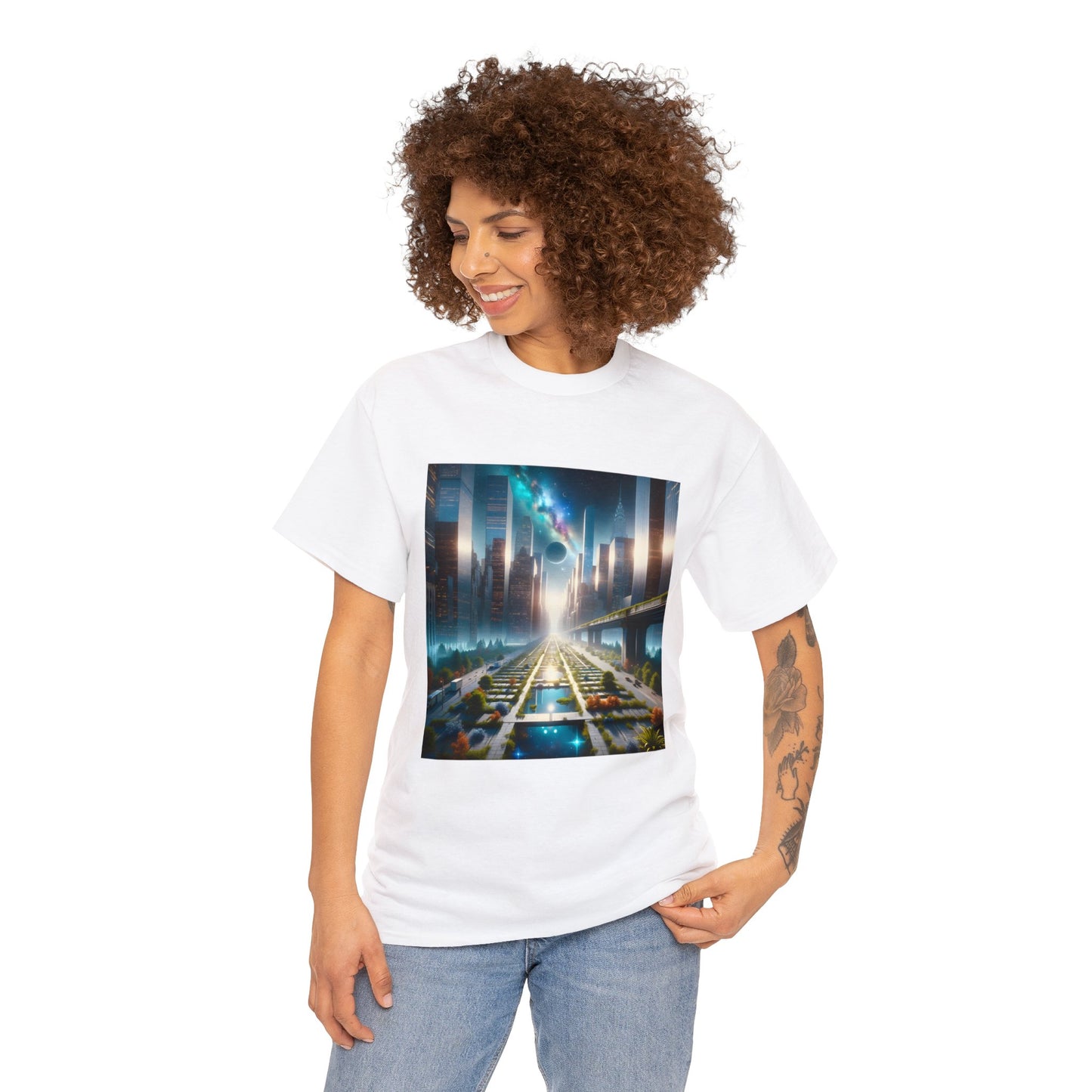 CyberScape Masterworks-Unisex Heavy Cotton Tee