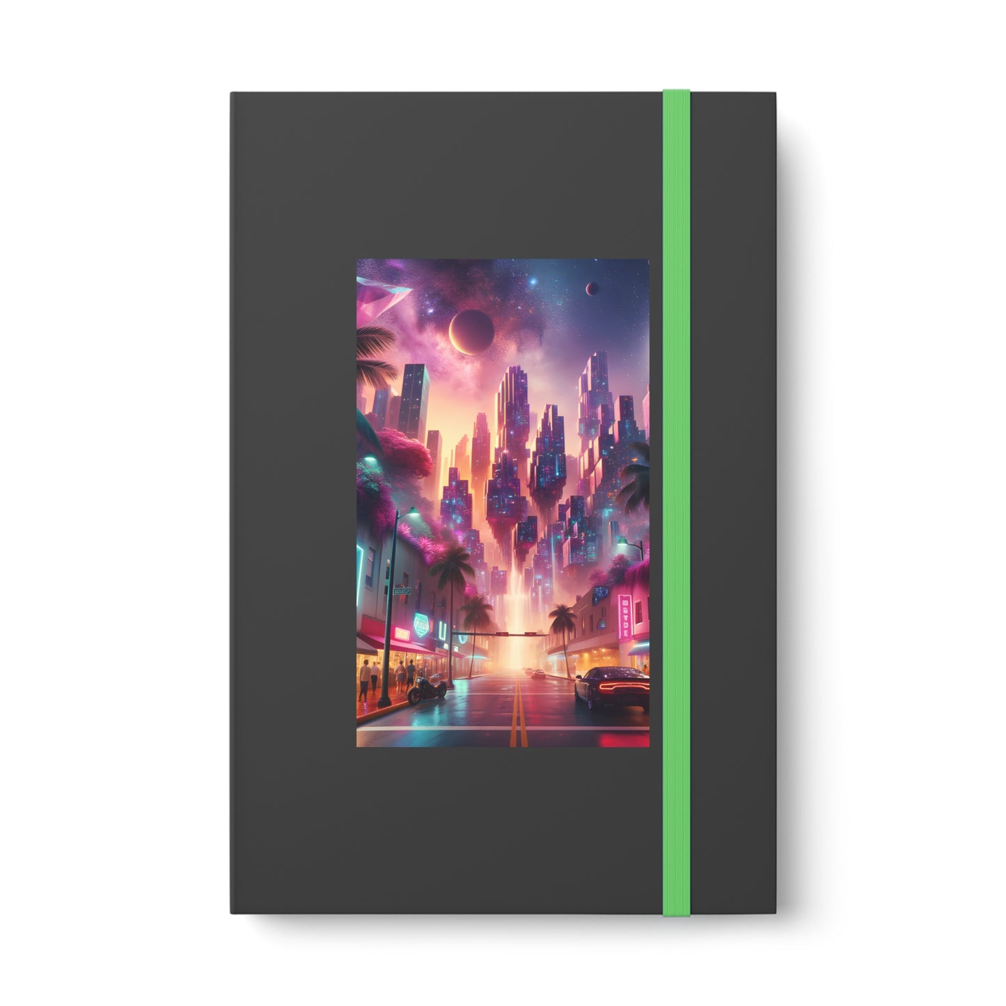 Ruby Skyline-Color Contrast Notebook - Ruled