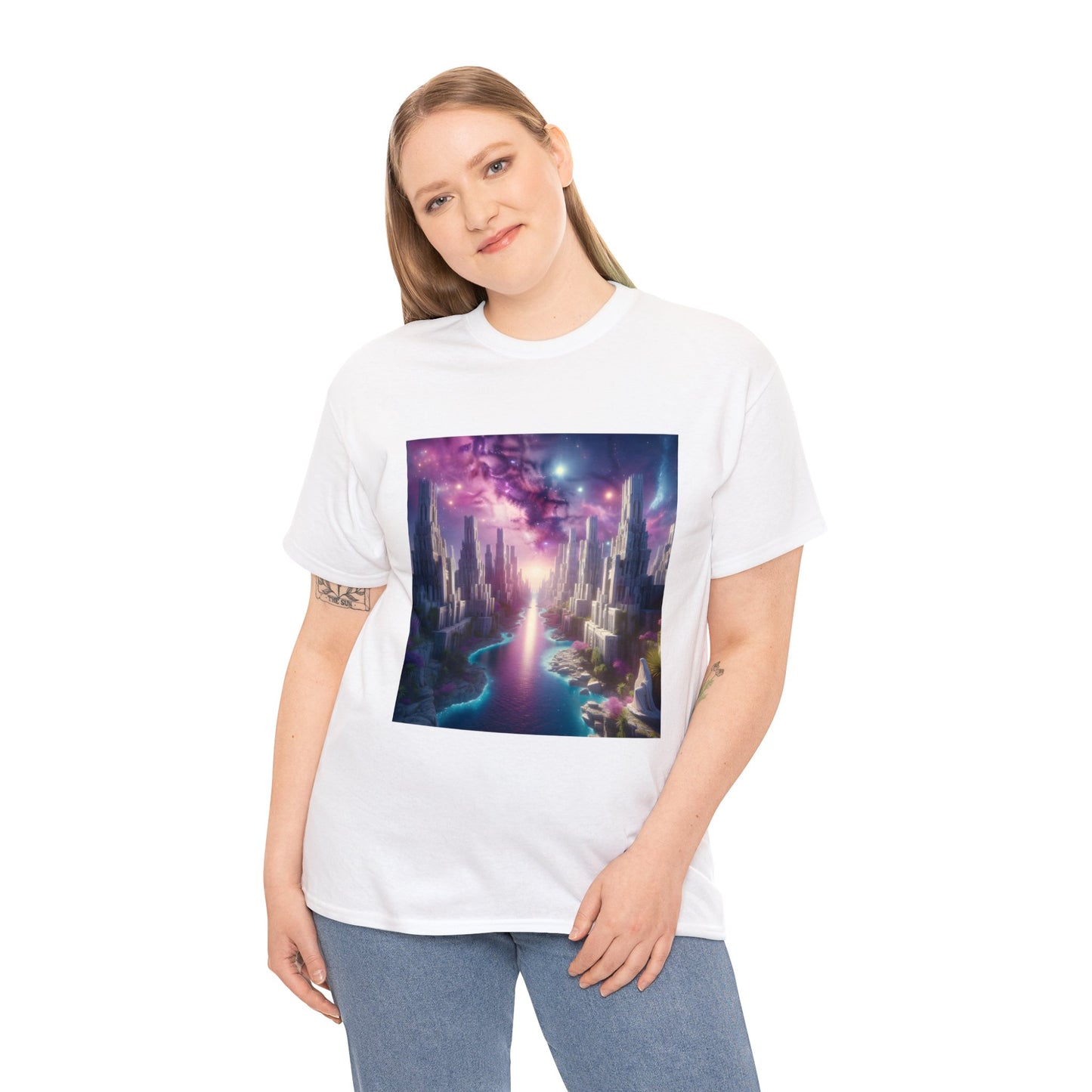 Marble Dreams-Unisex Heavy Cotton Tee