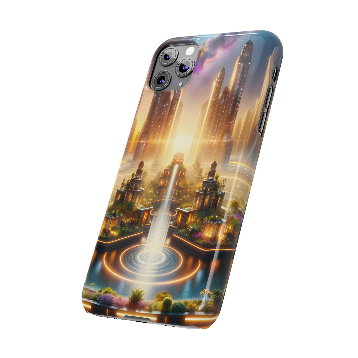 Nebula Gardens-Slim Phone Cases