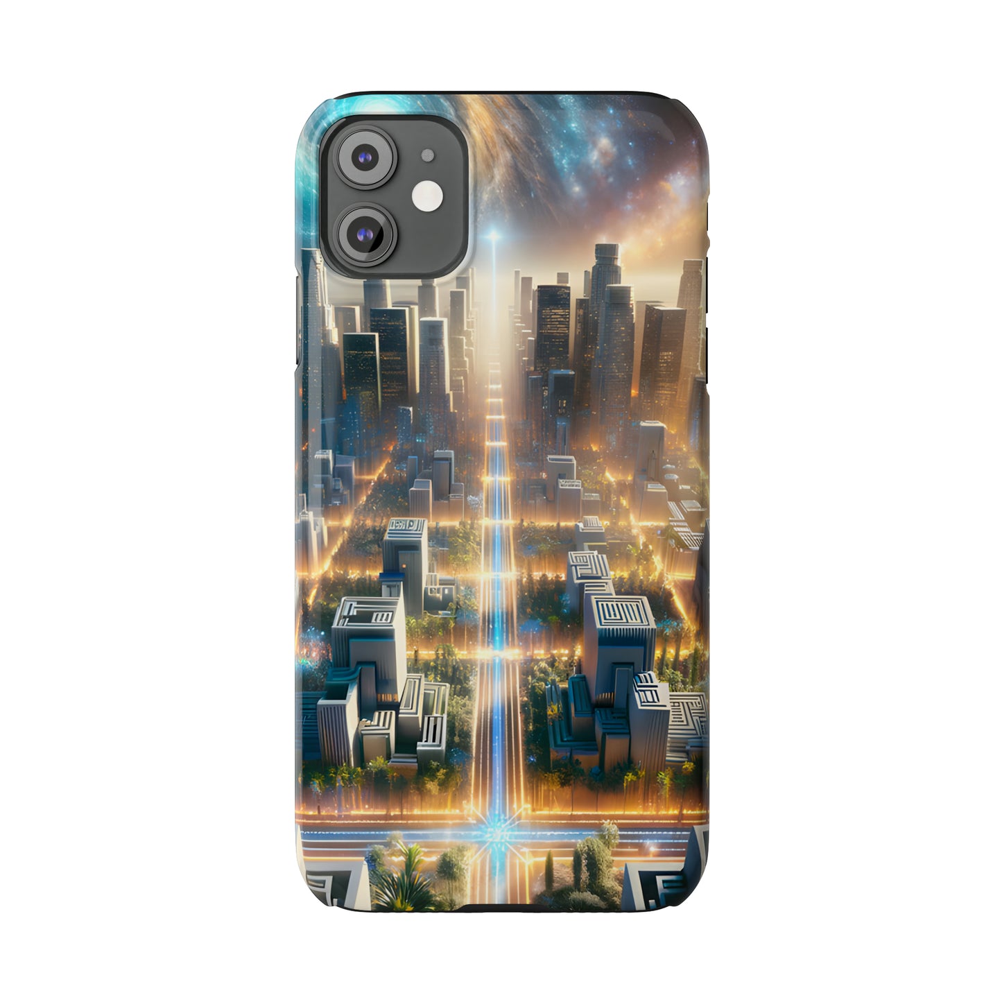 Luminaris Marbleus-Slim Phone Cases