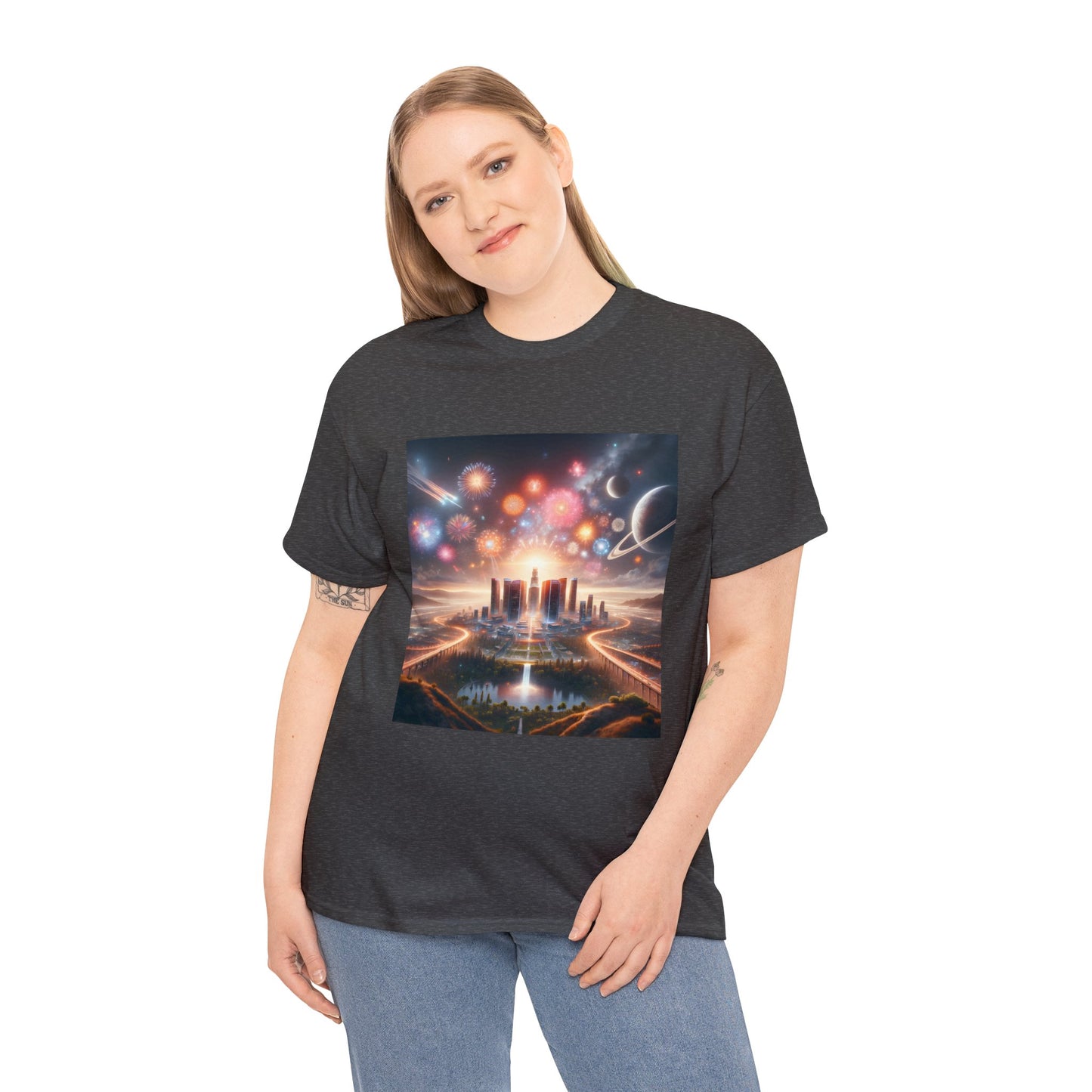 Luminara Skyshaper-Unisex Heavy Cotton Tee