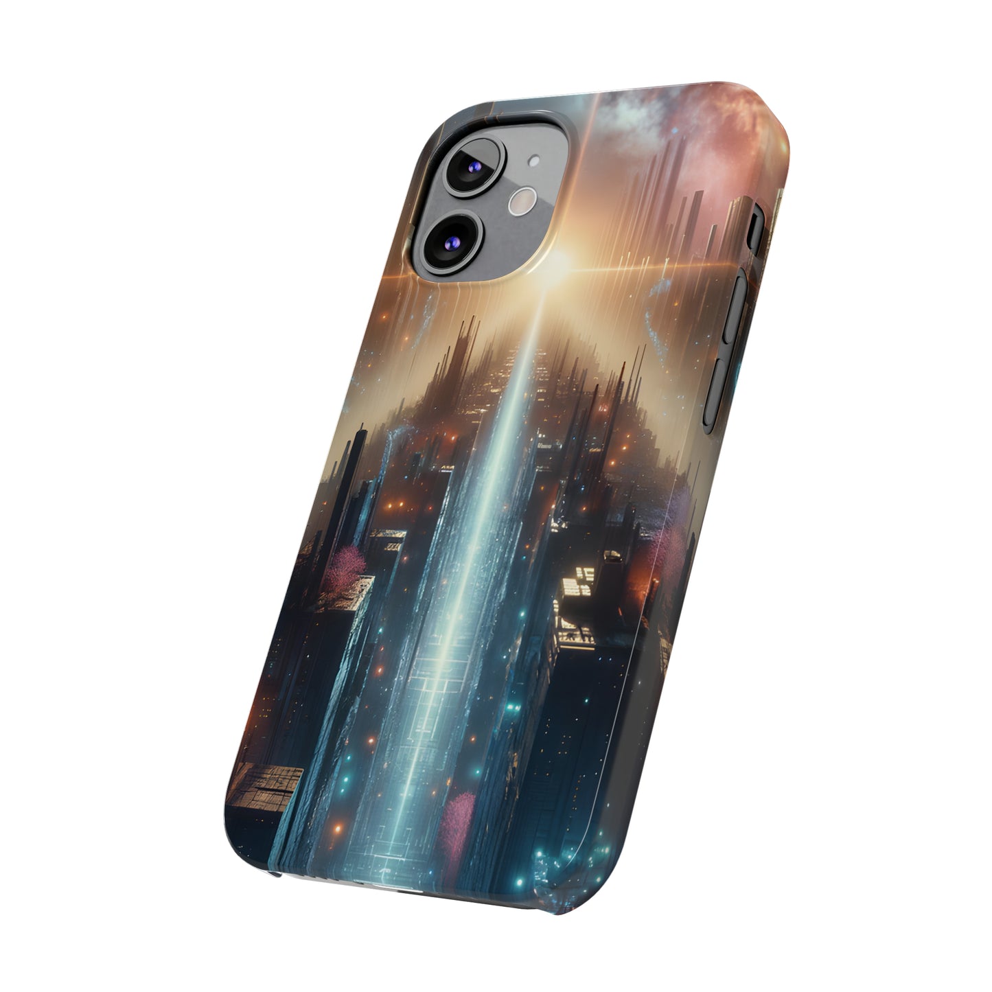 MysticScape or KaleidoSpires-Slim Phone Cases