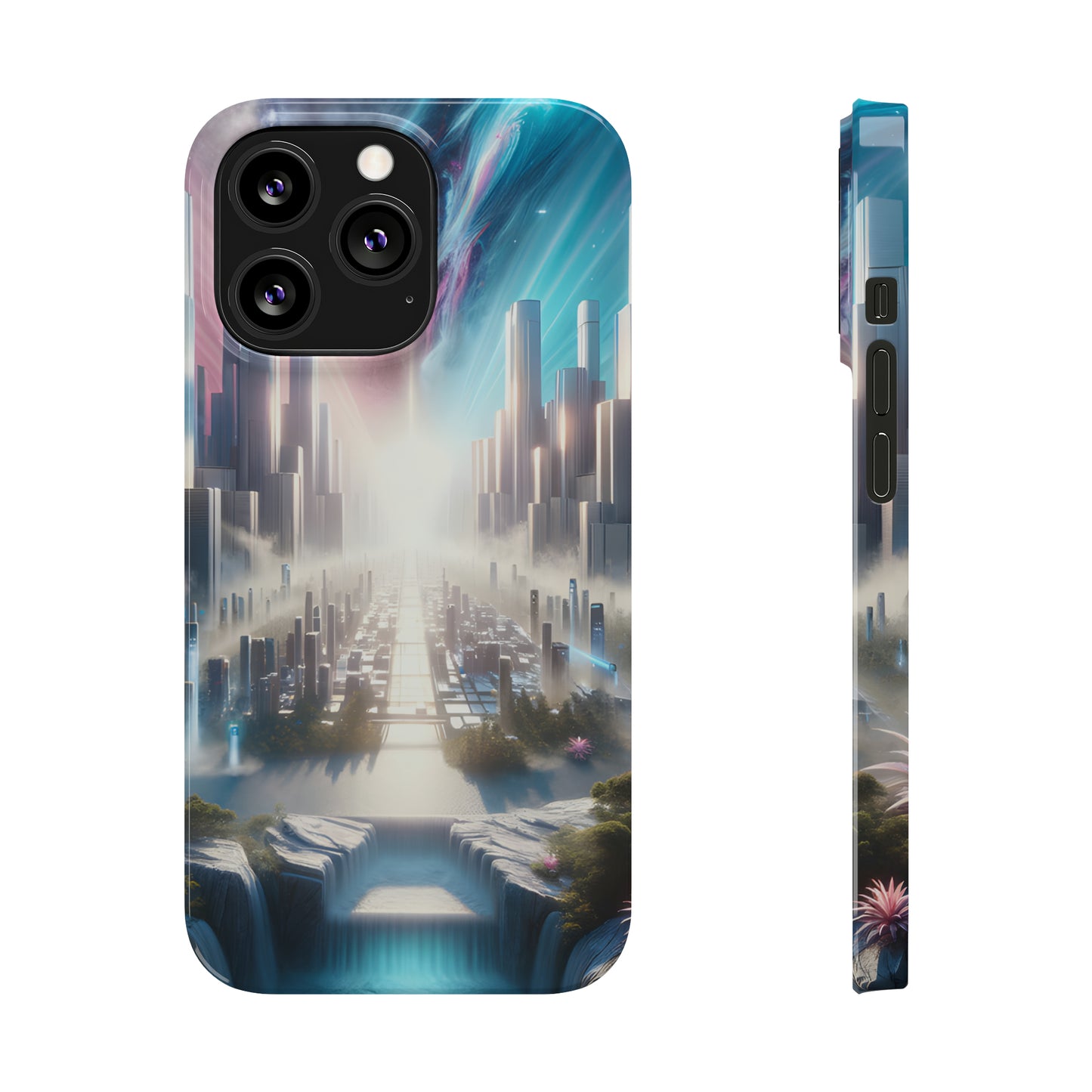 Marble Horizon-Slim Phone Cases