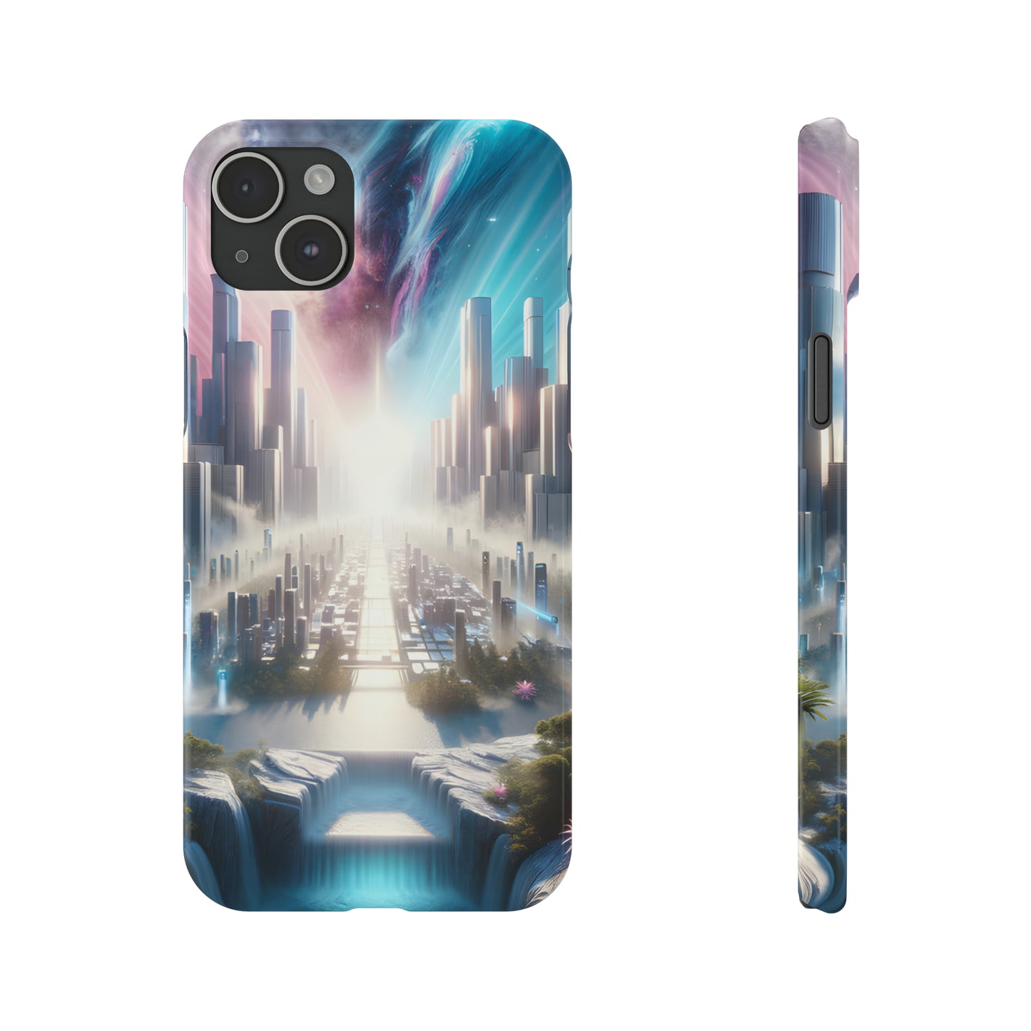 Marble Horizon-Slim Phone Cases