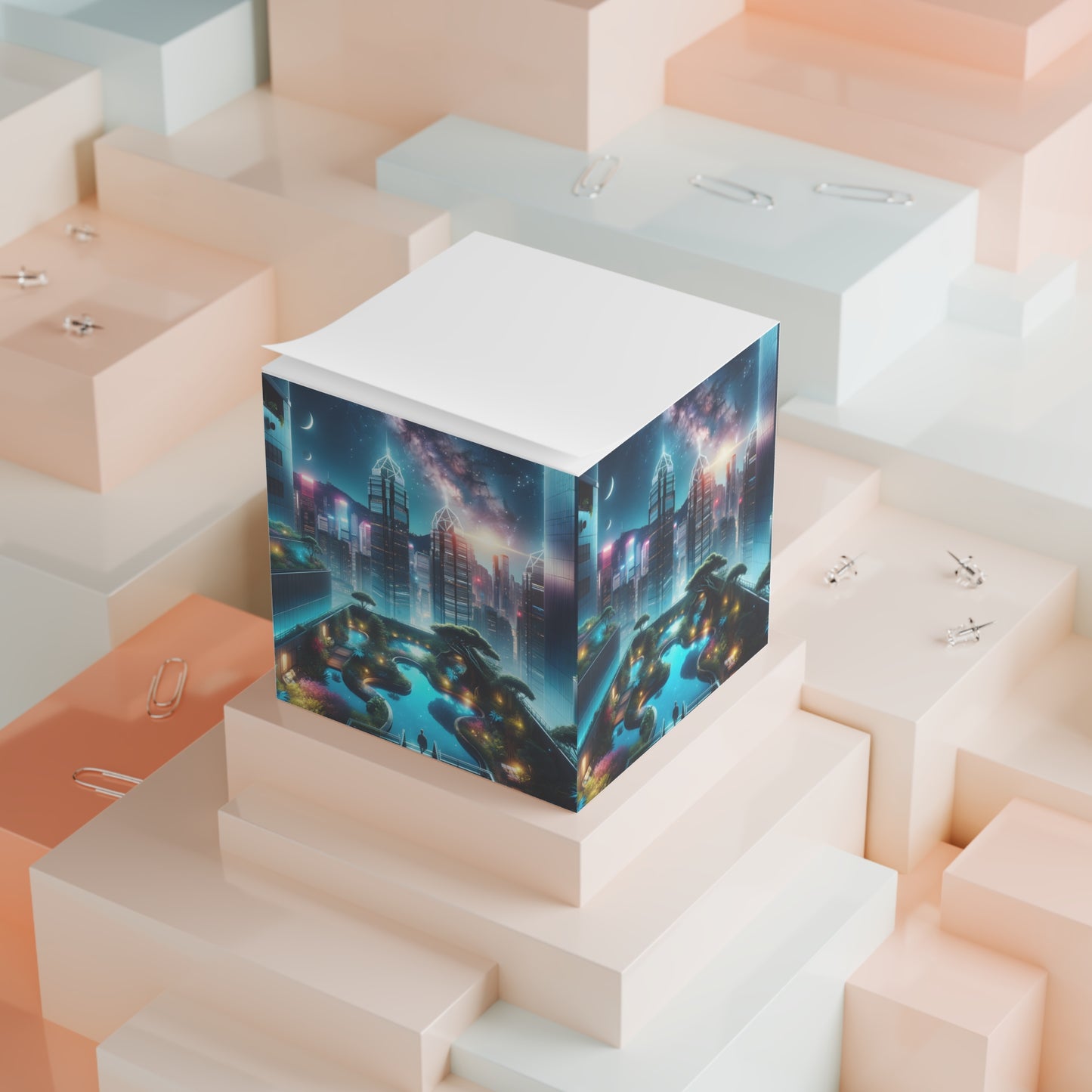 Luminosity Garden-Note Cube