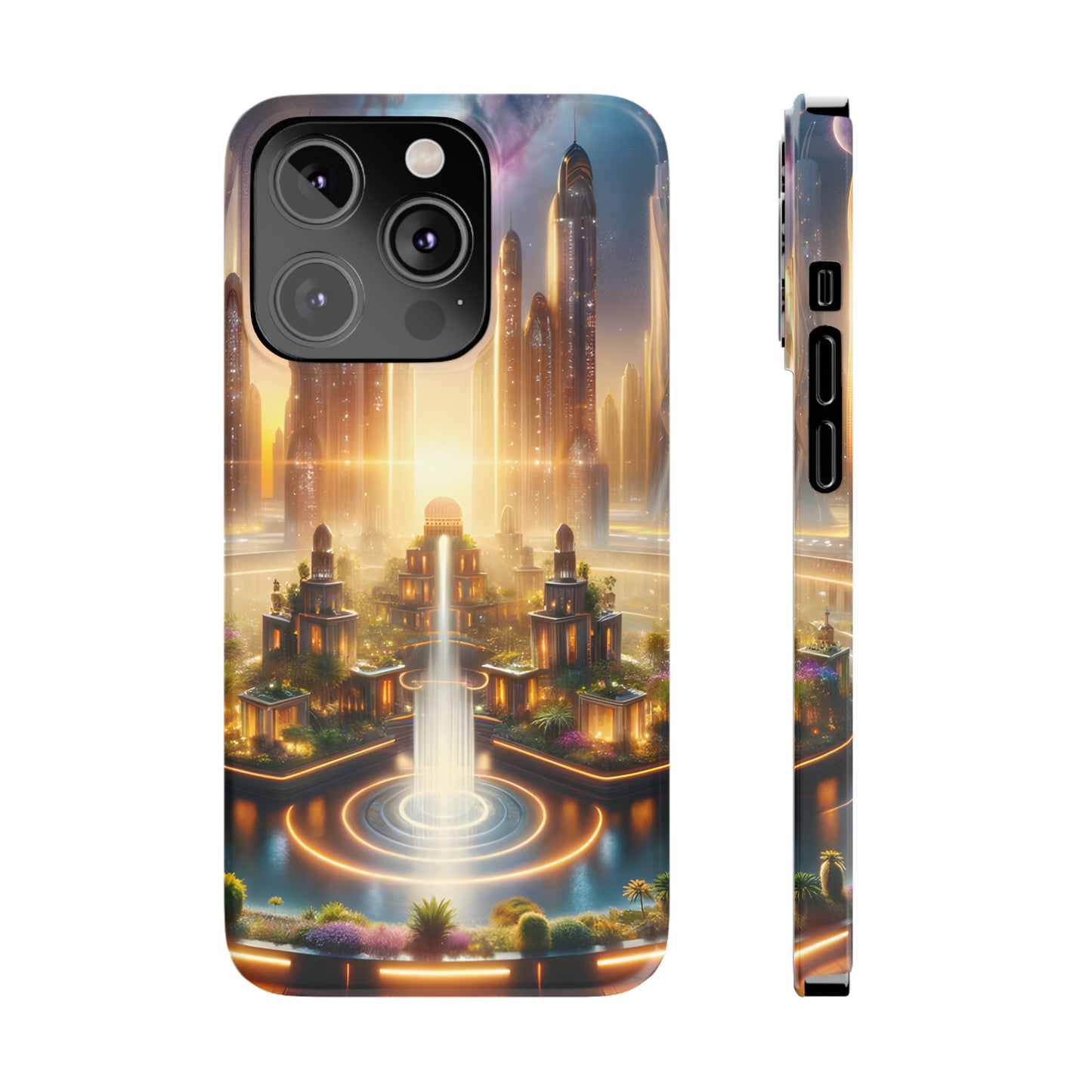 Nebula Gardens-Slim Phone Cases