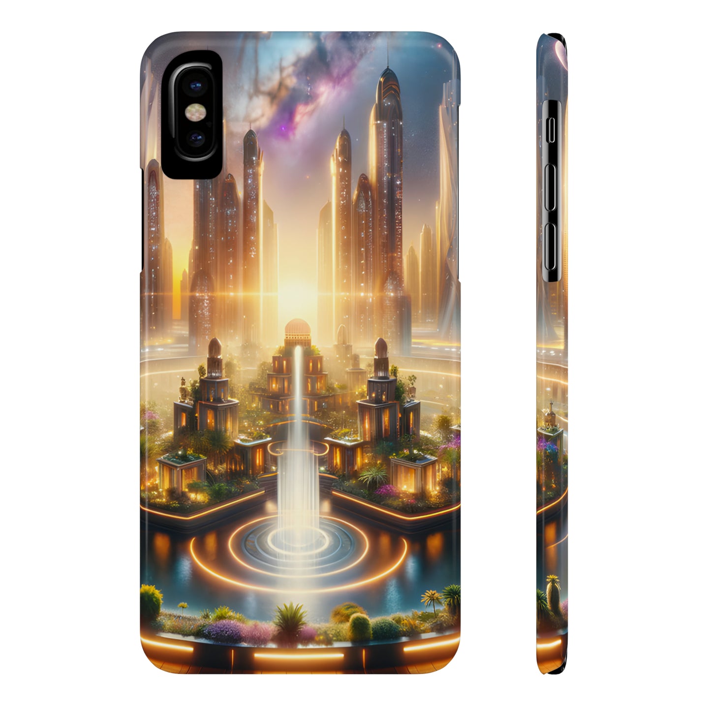 Nebula Gardens-Slim Phone Cases