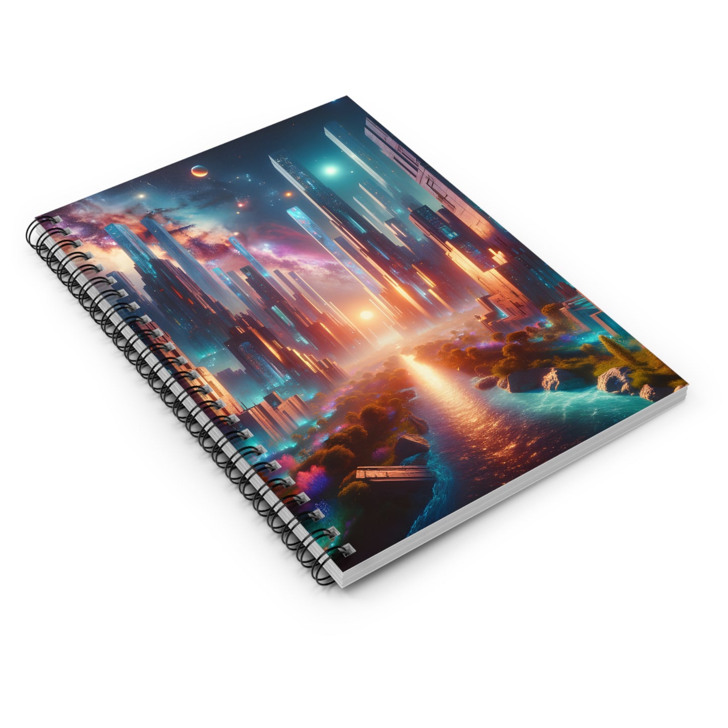 MarbleSky Studios-Spiral Notebook - Ruled Line