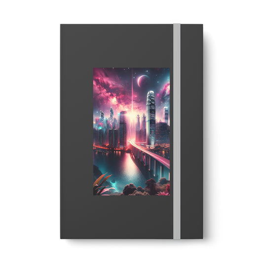 Aqua Skyline-Color Contrast Notebook - Ruled