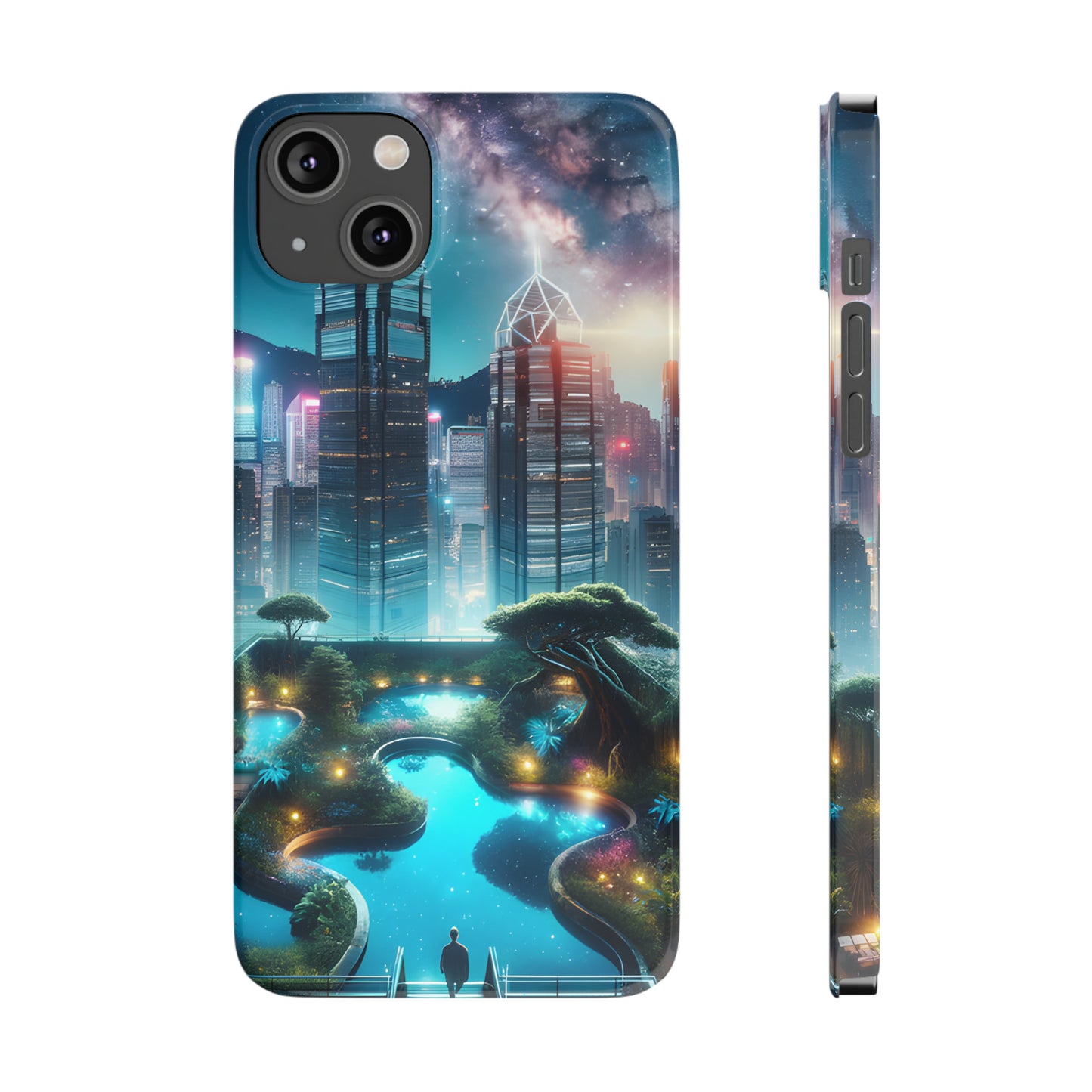 Luminosity Garden-Slim Phone Cases