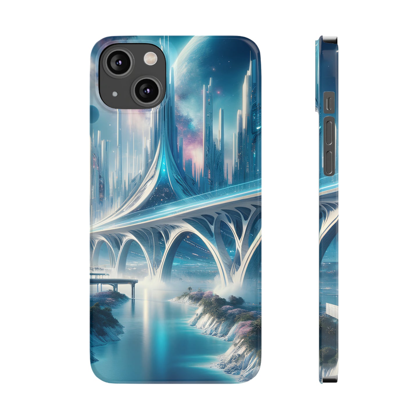 Stellar Marbles-Slim Phone Cases