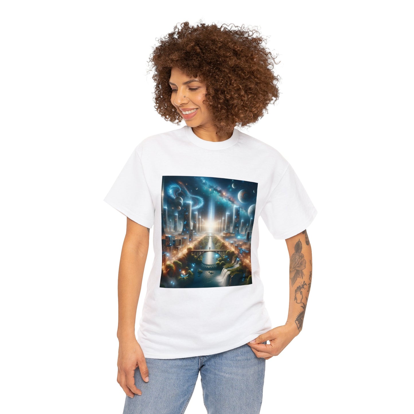 Stellar Dreams-Unisex Heavy Cotton Tee