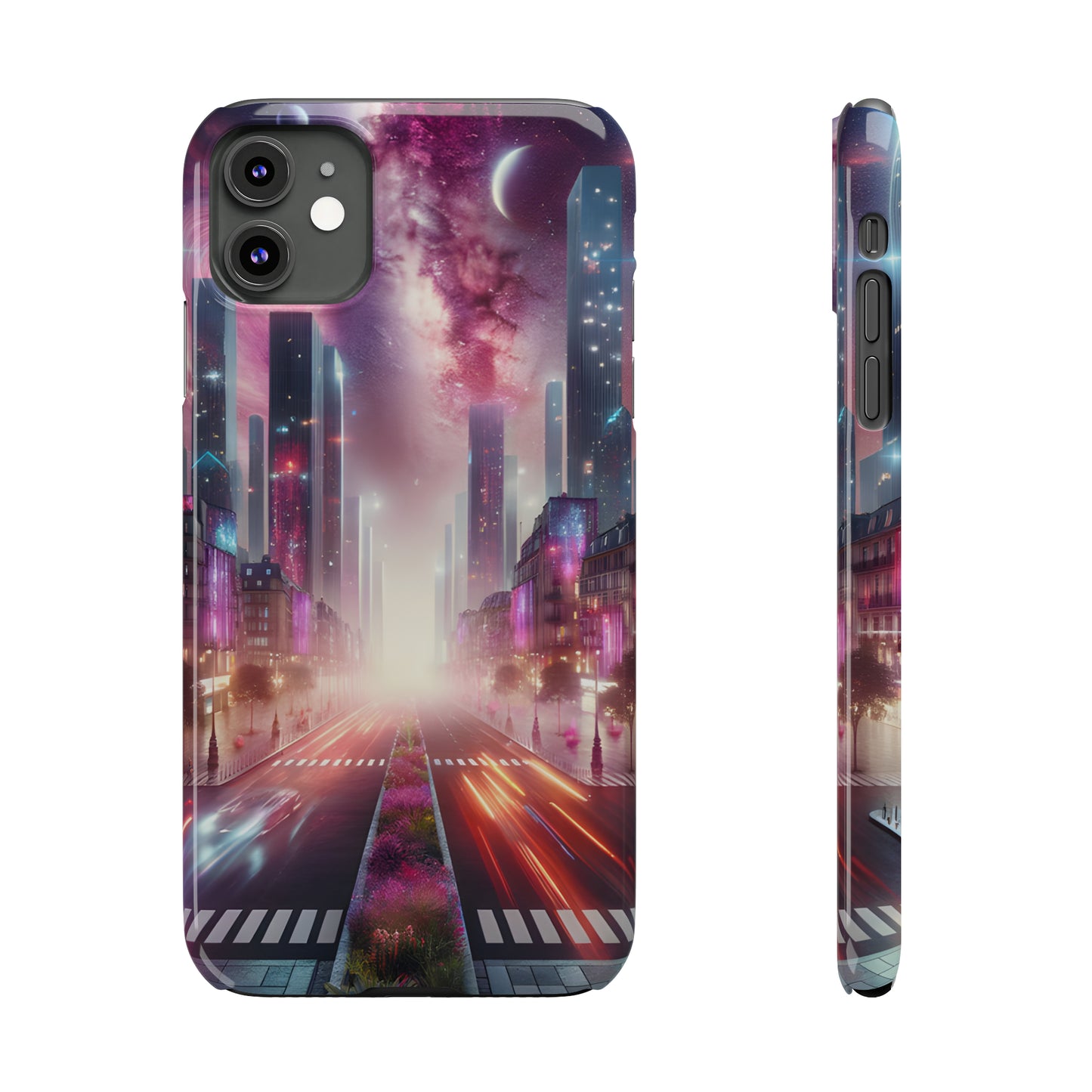 Paris Nightfall-Slim Phone Cases