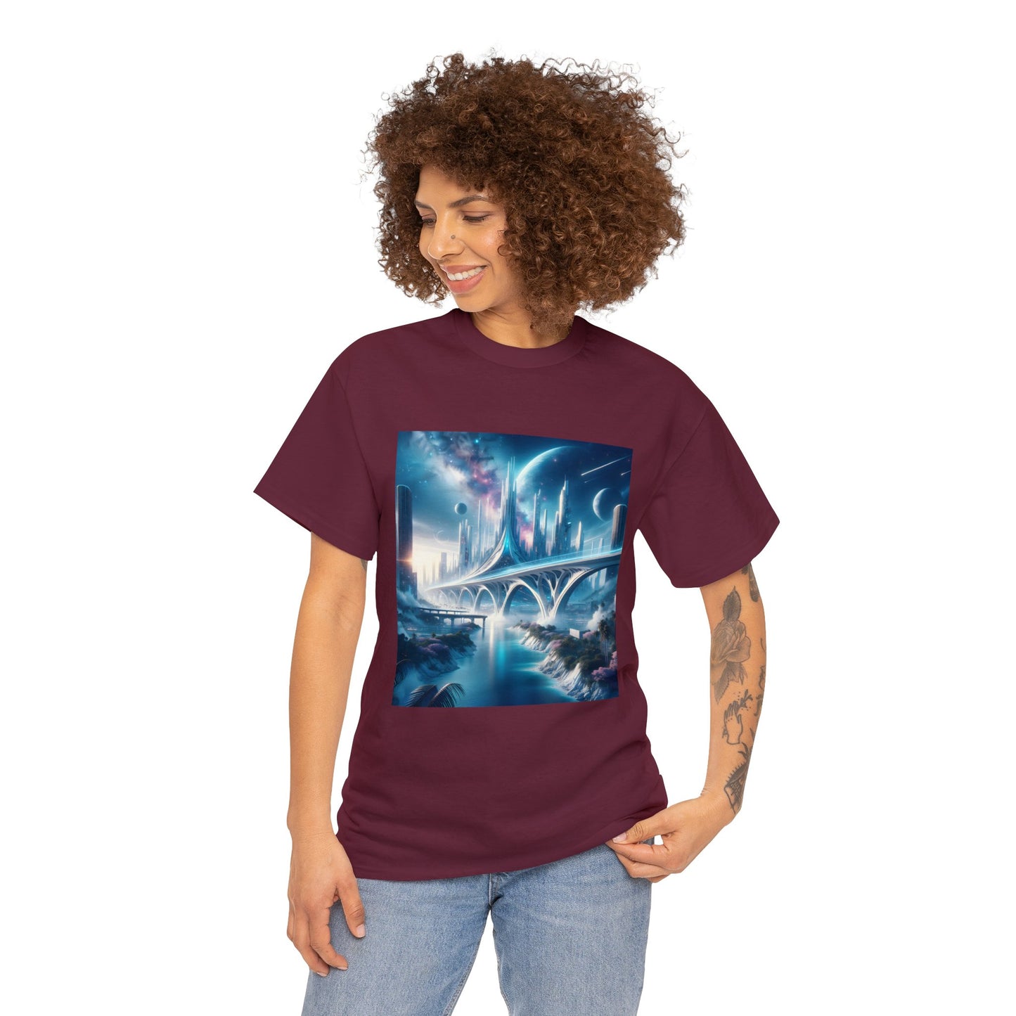 Stellar Marbles-Unisex Heavy Cotton Tee