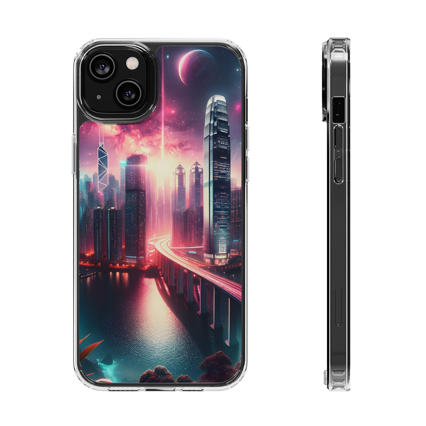 Aqua Skyline-Clear Cases