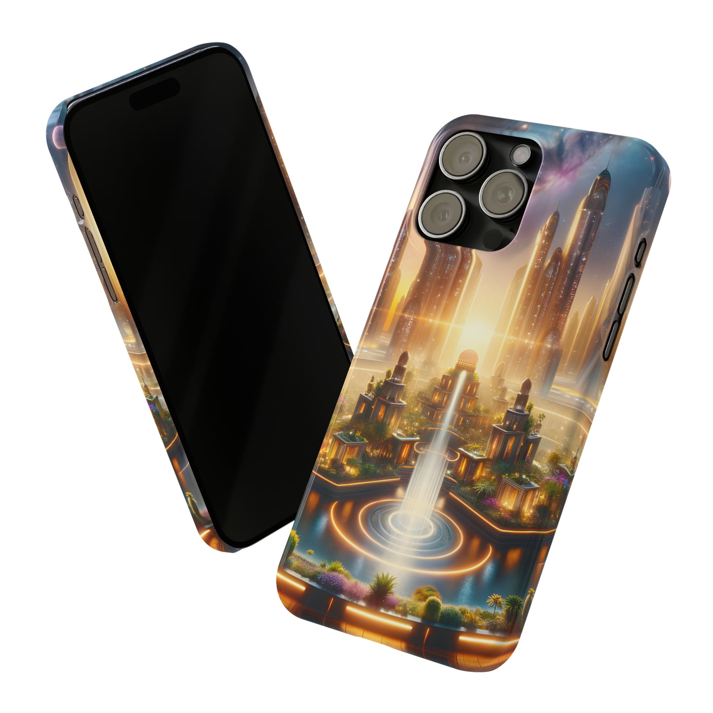 Nebula Gardens-Slim Phone Cases