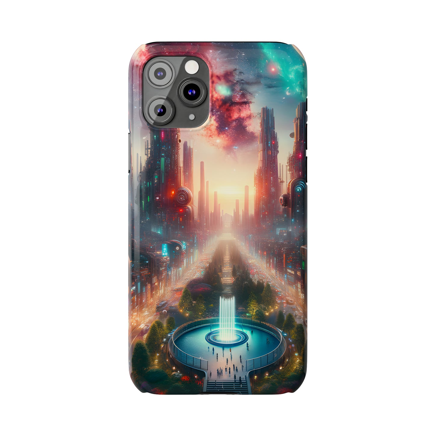 NeonRealm-Slim Phone Cases