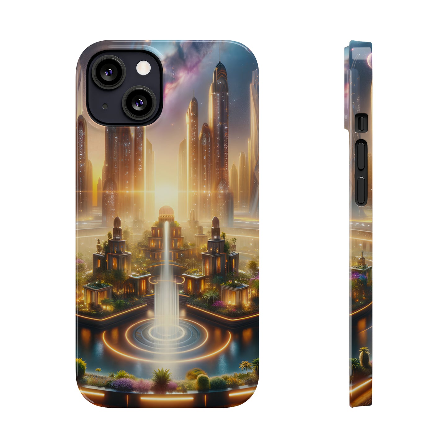 Nebula Gardens-Slim Phone Cases