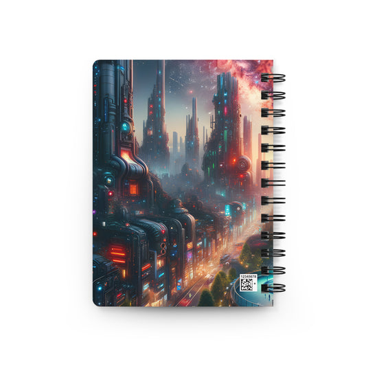 NeonRealm-Spiral Bound Journal