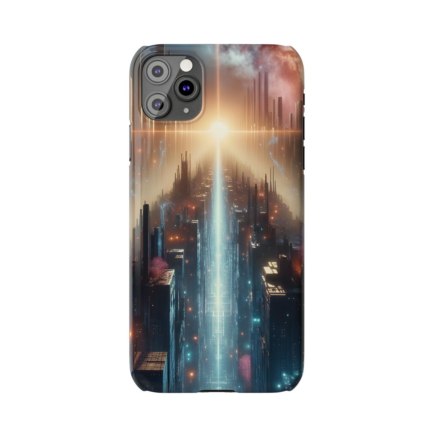 MysticScape or KaleidoSpires-Slim Phone Cases