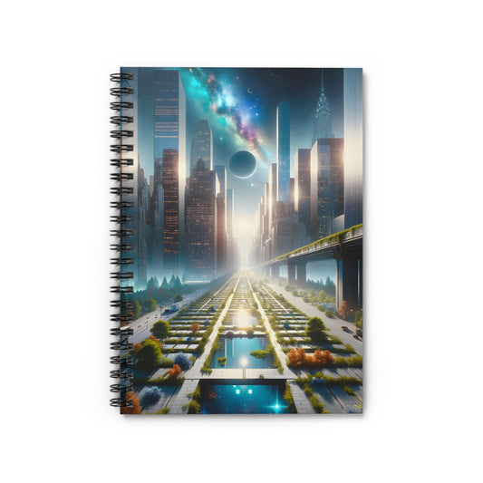 CyberScape Masterworks-Spiral Notebook - Ruled Line