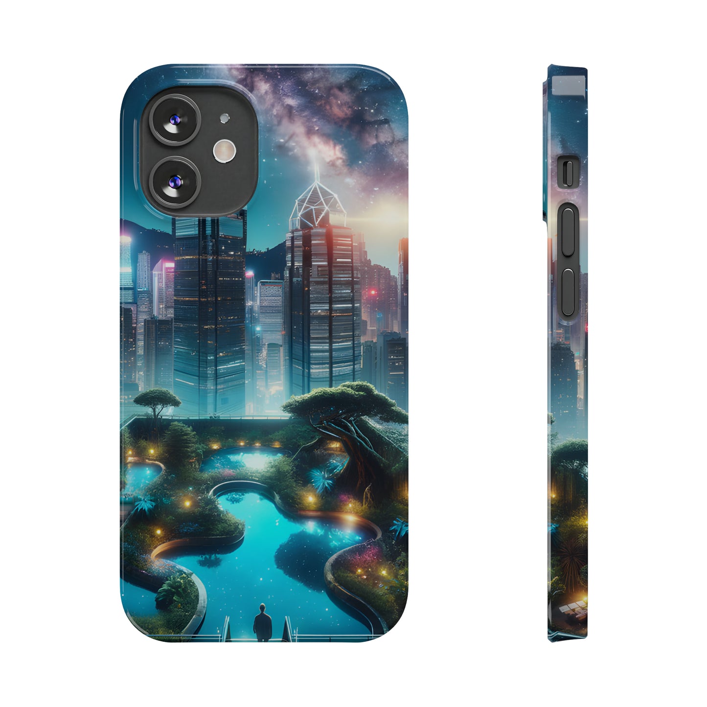 Luminosity Garden-Slim Phone Cases