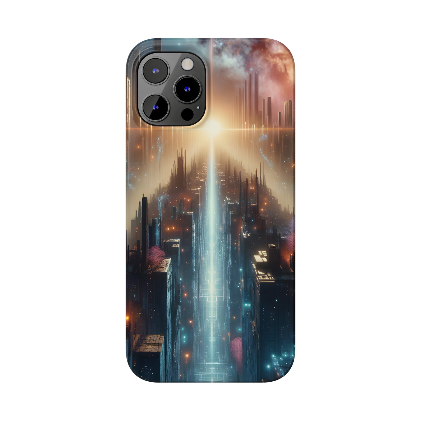 MysticScape or KaleidoSpires-Slim Phone Cases