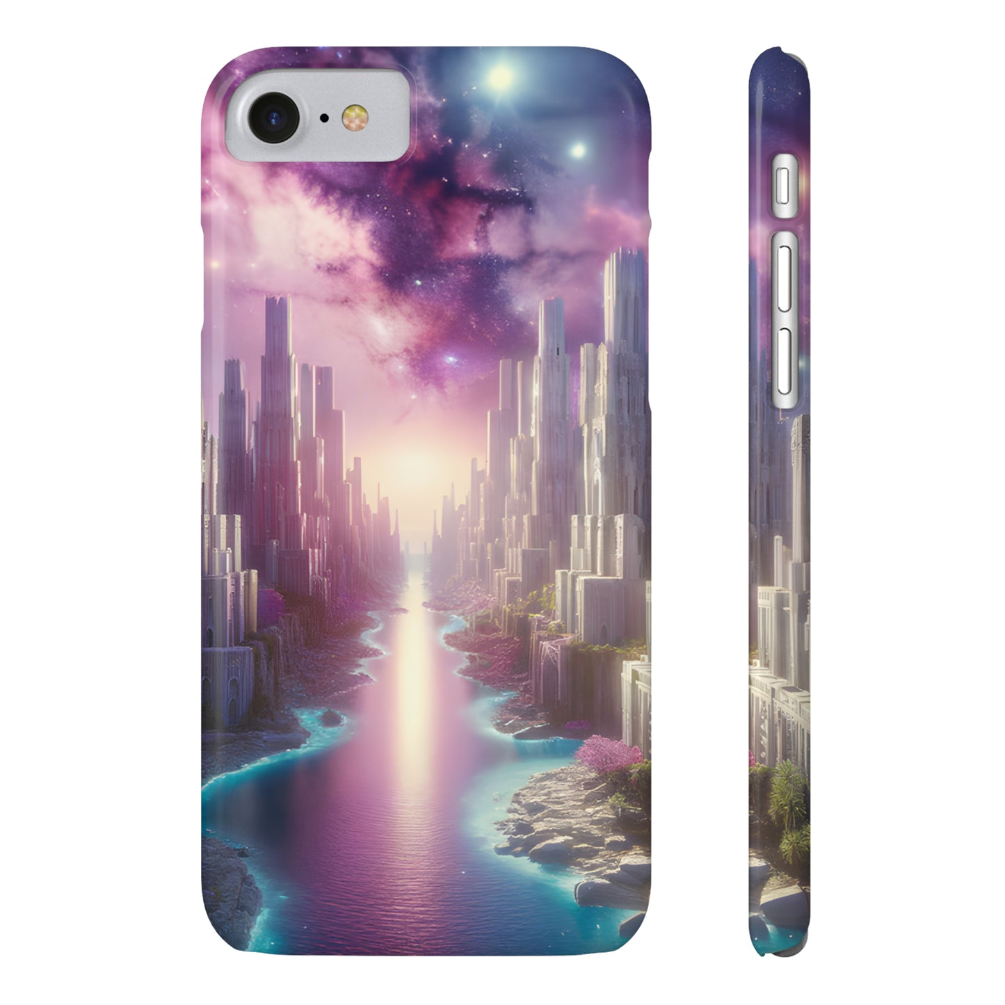 Marble Dreams-Slim Phone Cases