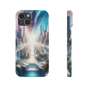 Marble Horizon-Slim Phone Cases