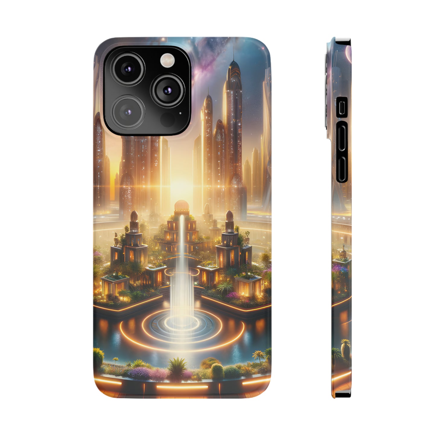 Nebula Gardens-Slim Phone Cases