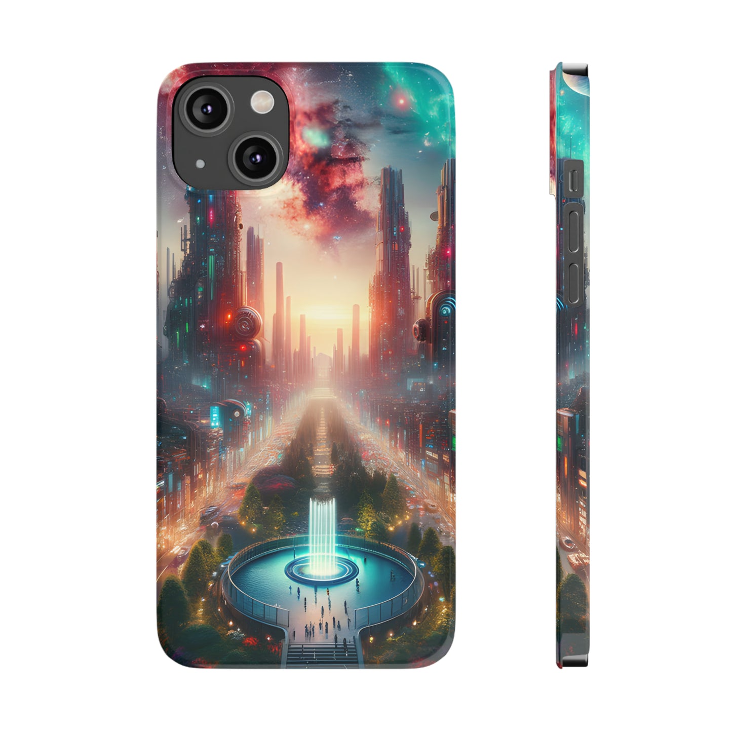 NeonRealm-Slim Phone Cases