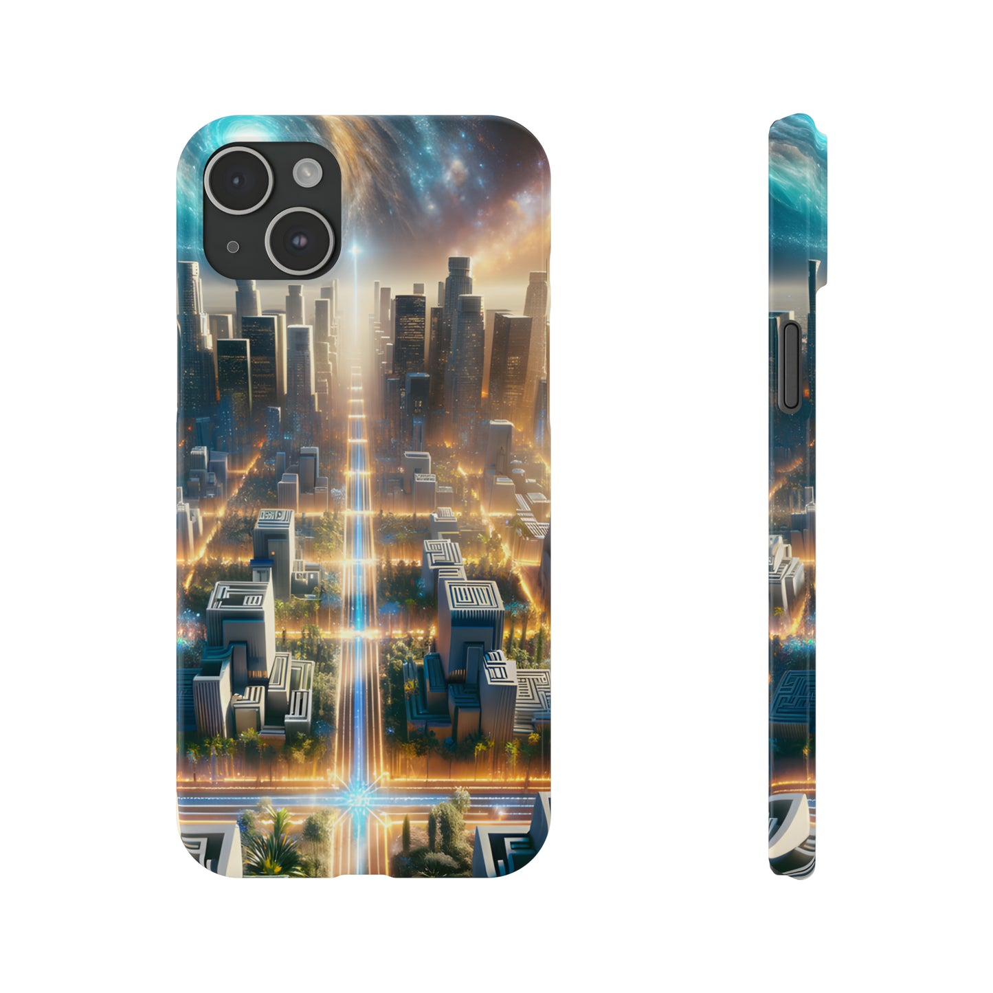 Luminaris Marbleus-Slim Phone Cases