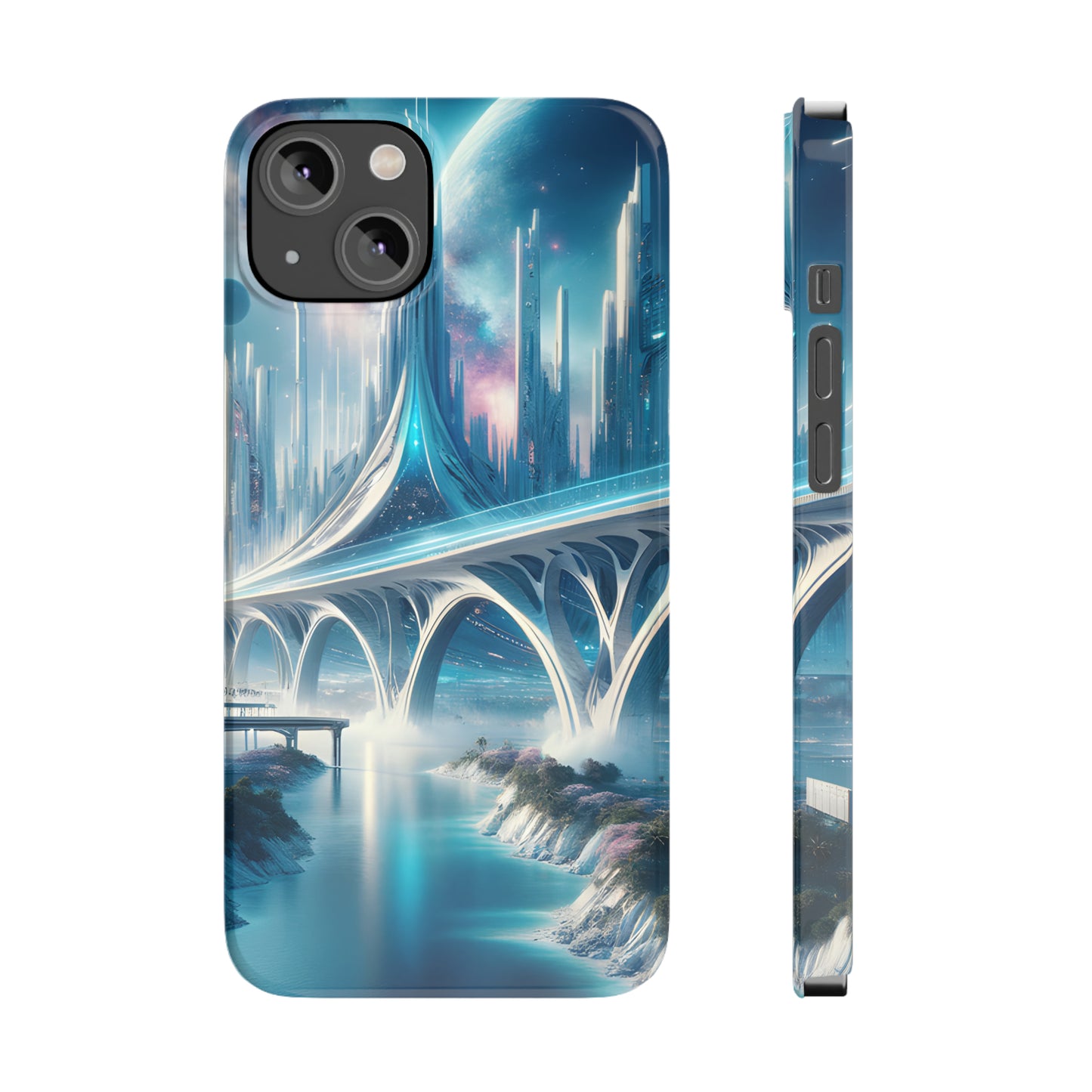 Stellar Marbles-Slim Phone Cases