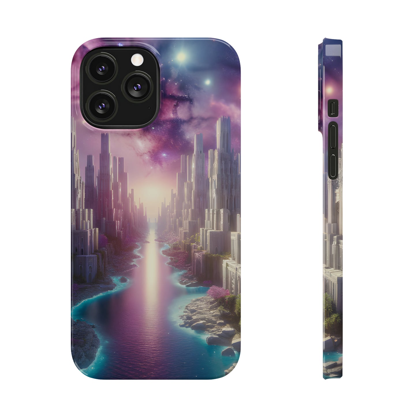 Marble Dreams-Slim Phone Cases