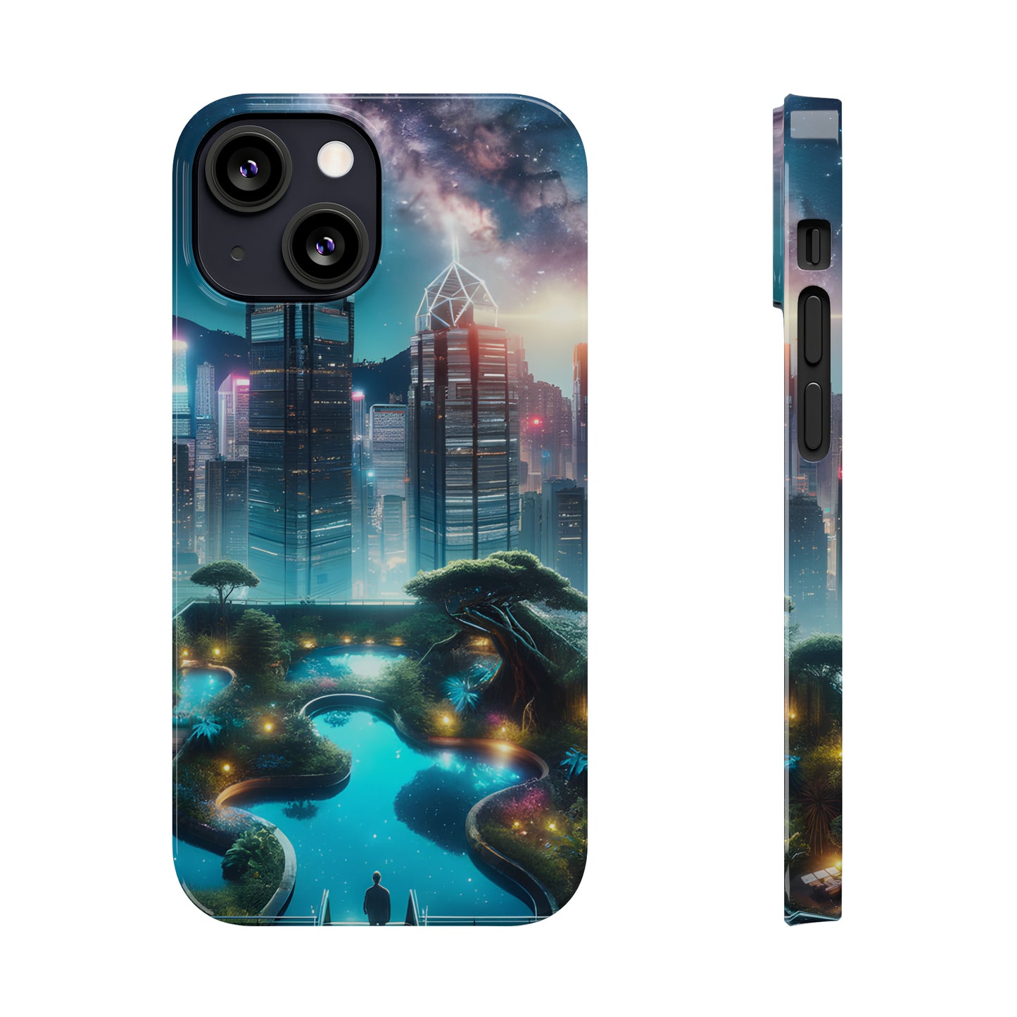 Luminosity Garden-Slim Phone Cases