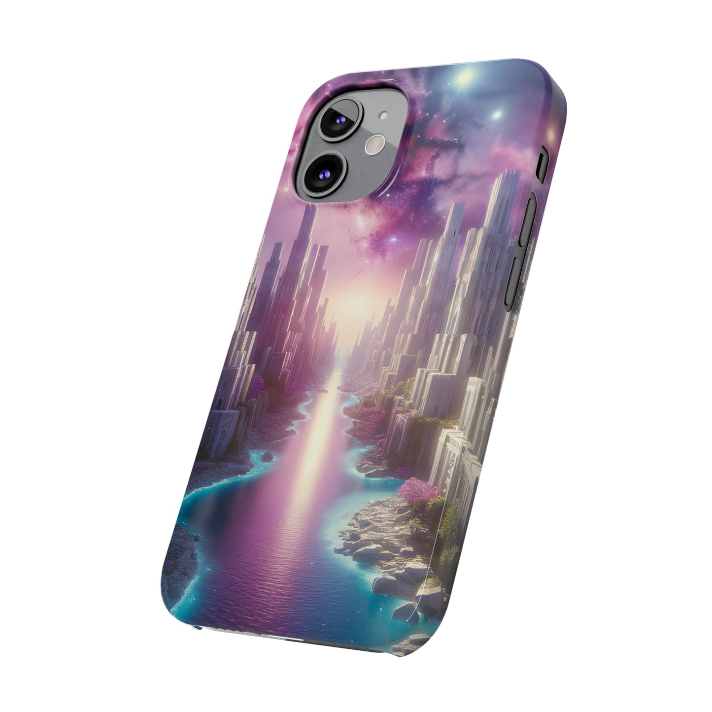 Marble Dreams-Slim Phone Cases