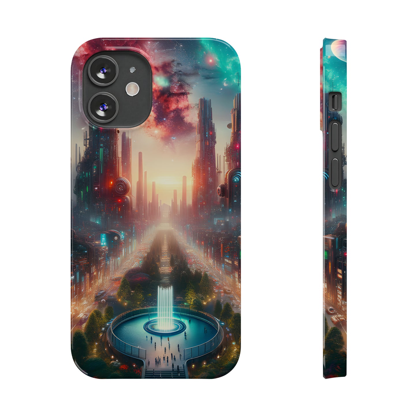 NeonRealm-Slim Phone Cases