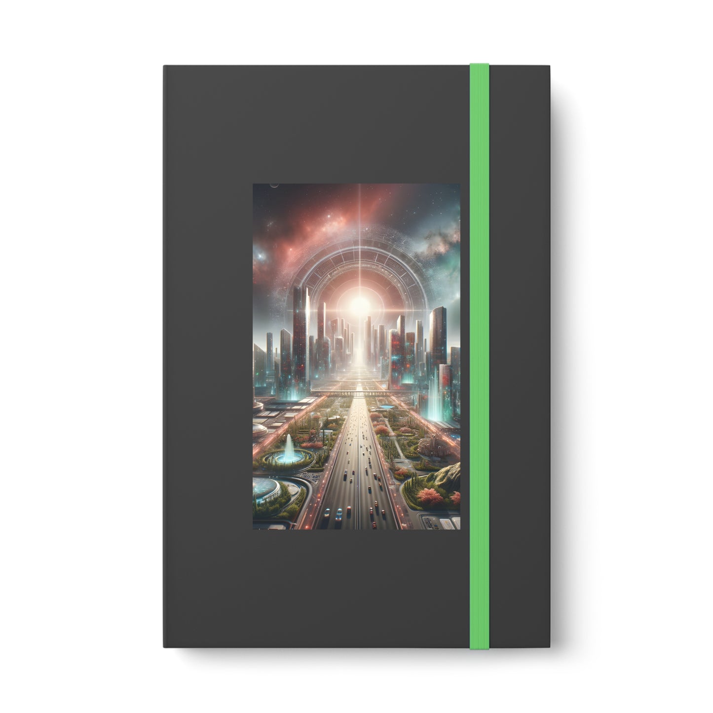 Vegas Vortex-Color Contrast Notebook - Ruled