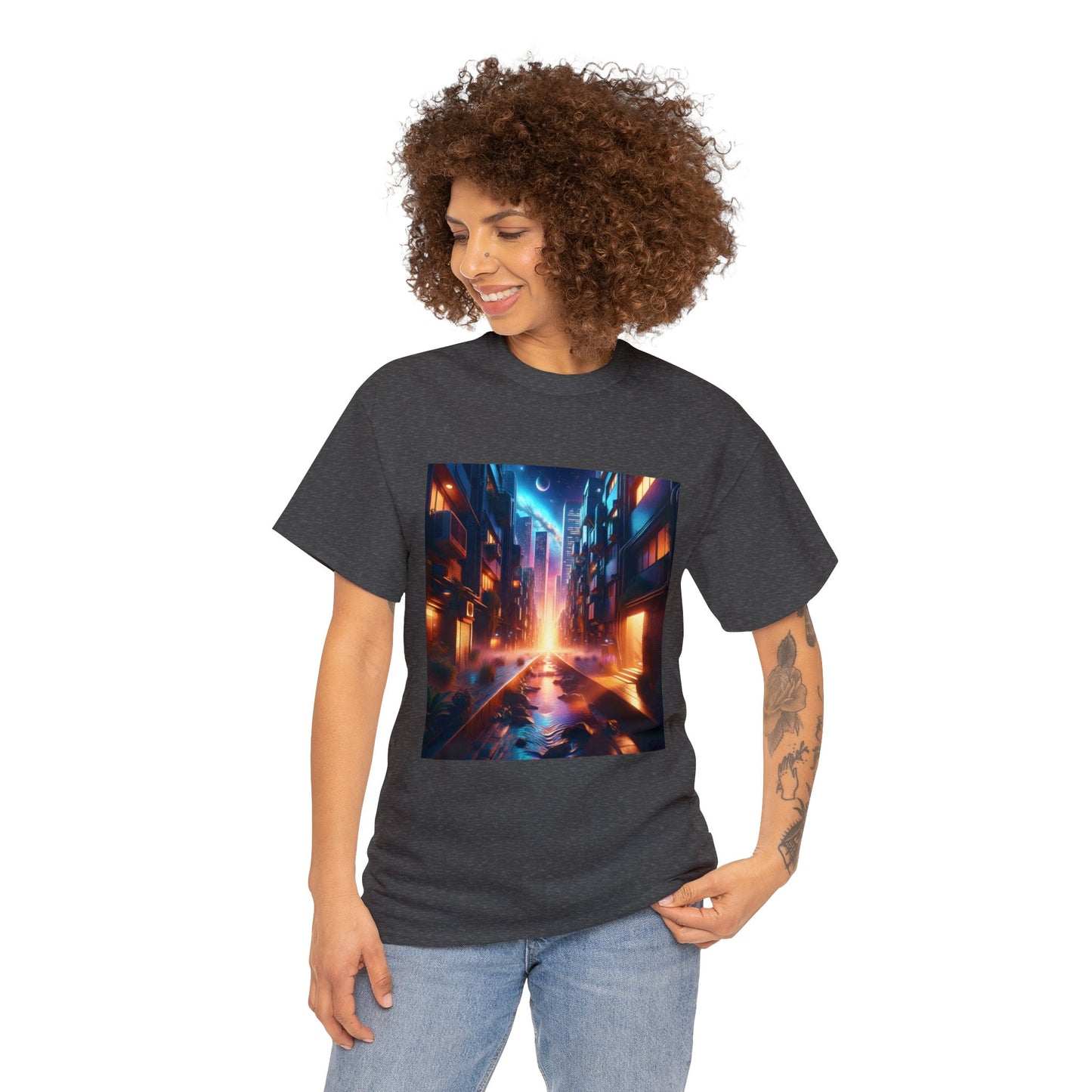 Tokyoglow Visionary-Unisex Heavy Cotton Tee