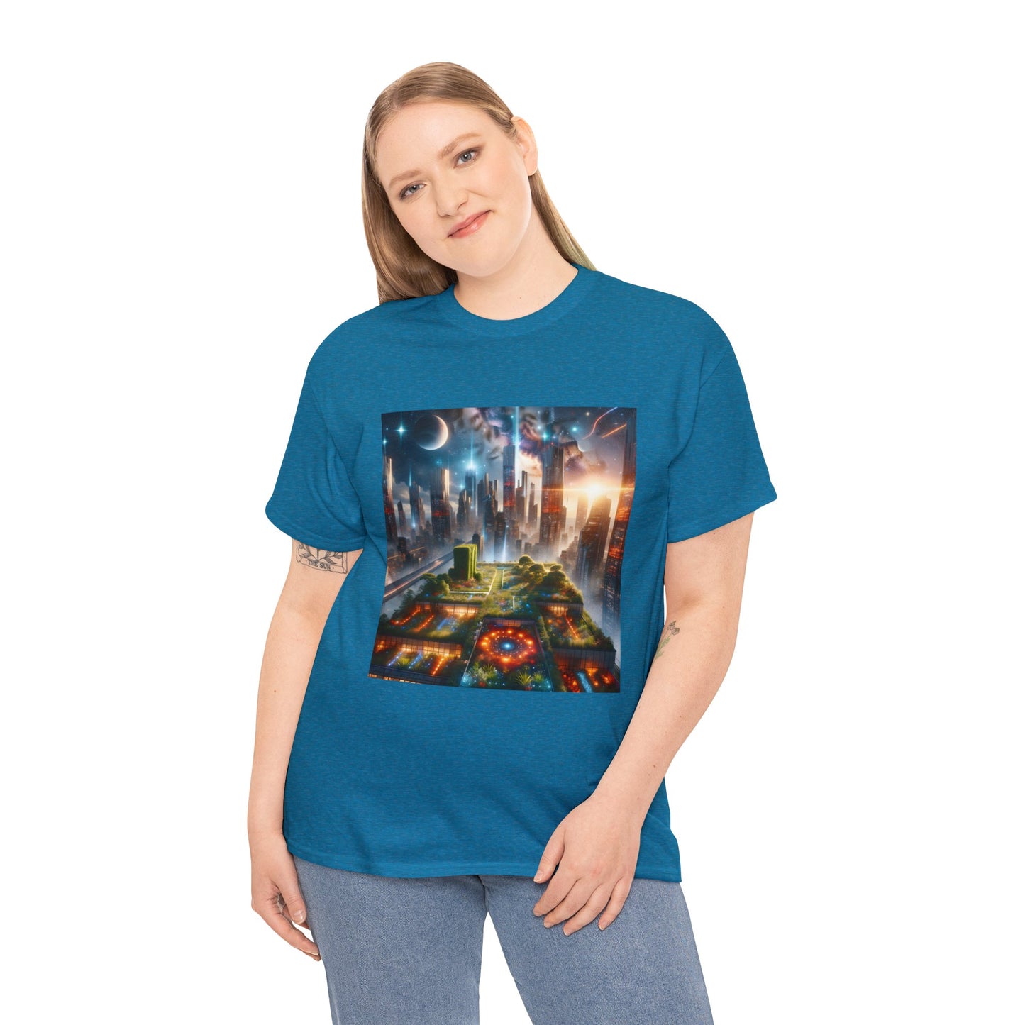 Luminaris Skyscape-Unisex Heavy Cotton Tee