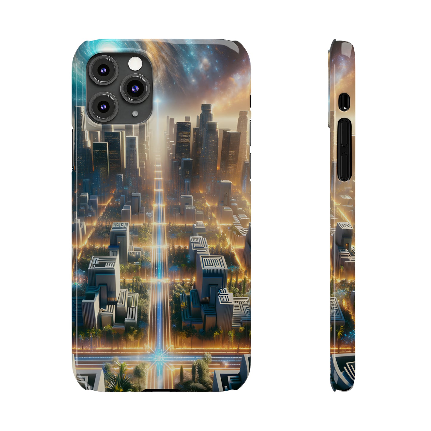 Luminaris Marbleus-Slim Phone Cases