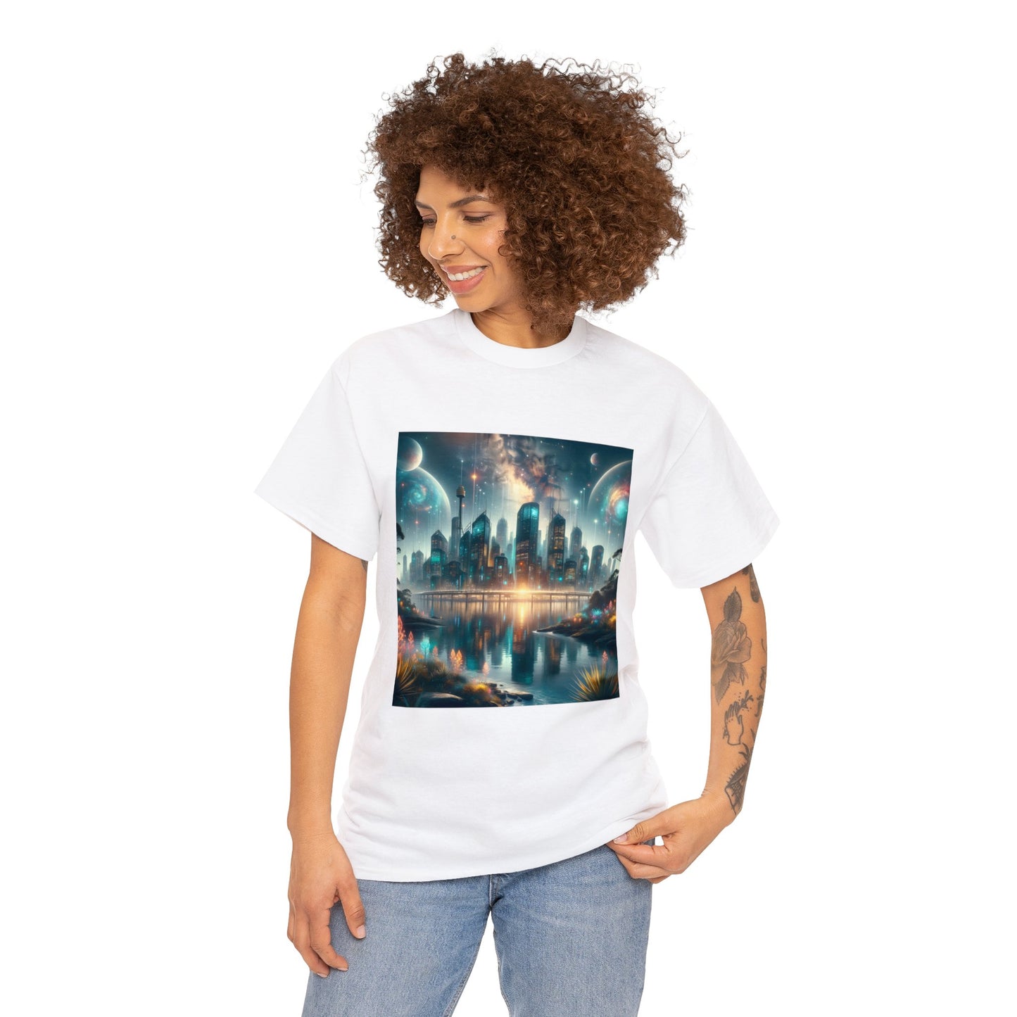 Nova Phosphor-Unisex Heavy Cotton Tee