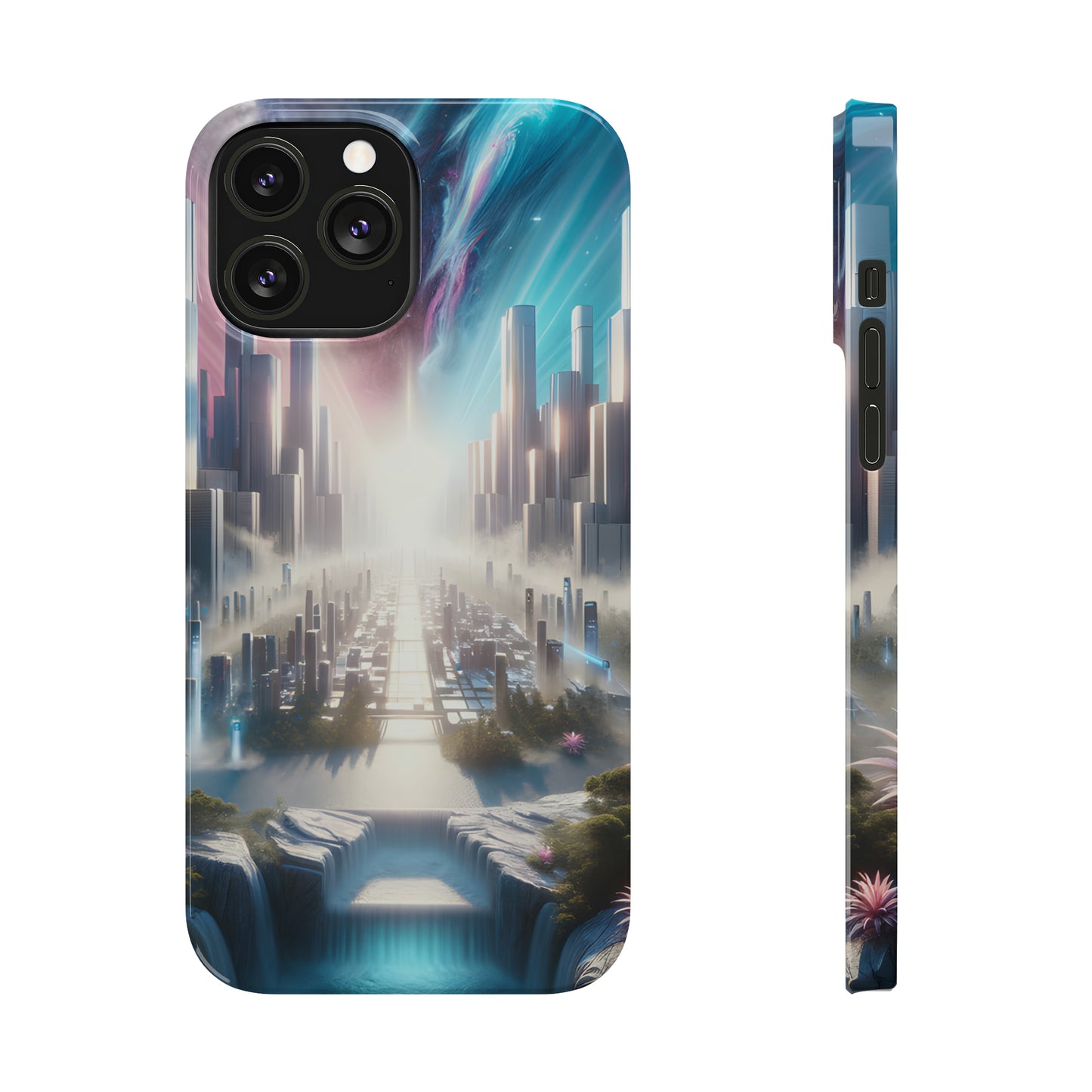 Marble Horizon-Slim Phone Cases