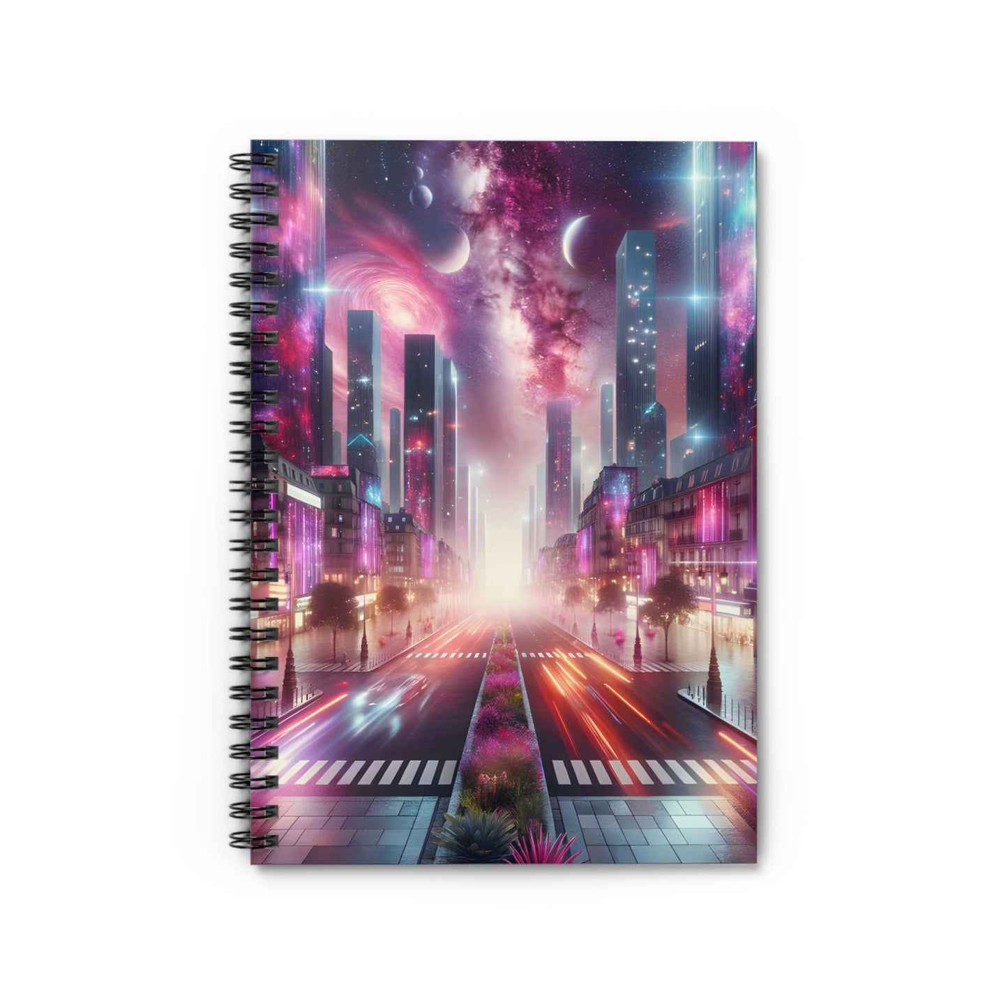 Paris Nightfall-Spiral Notebook - Ruled Line