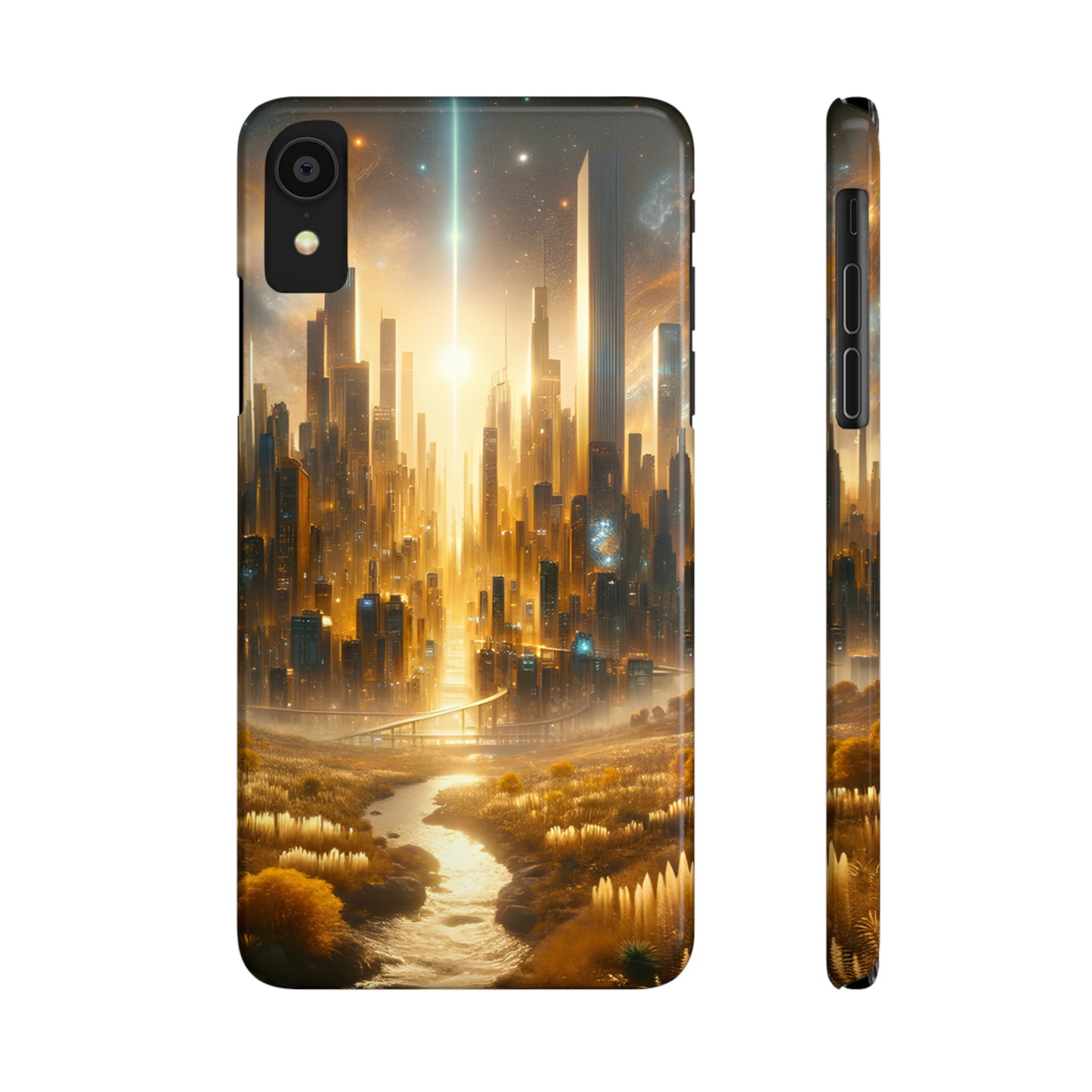 Golden Horizon-Slim Phone Cases