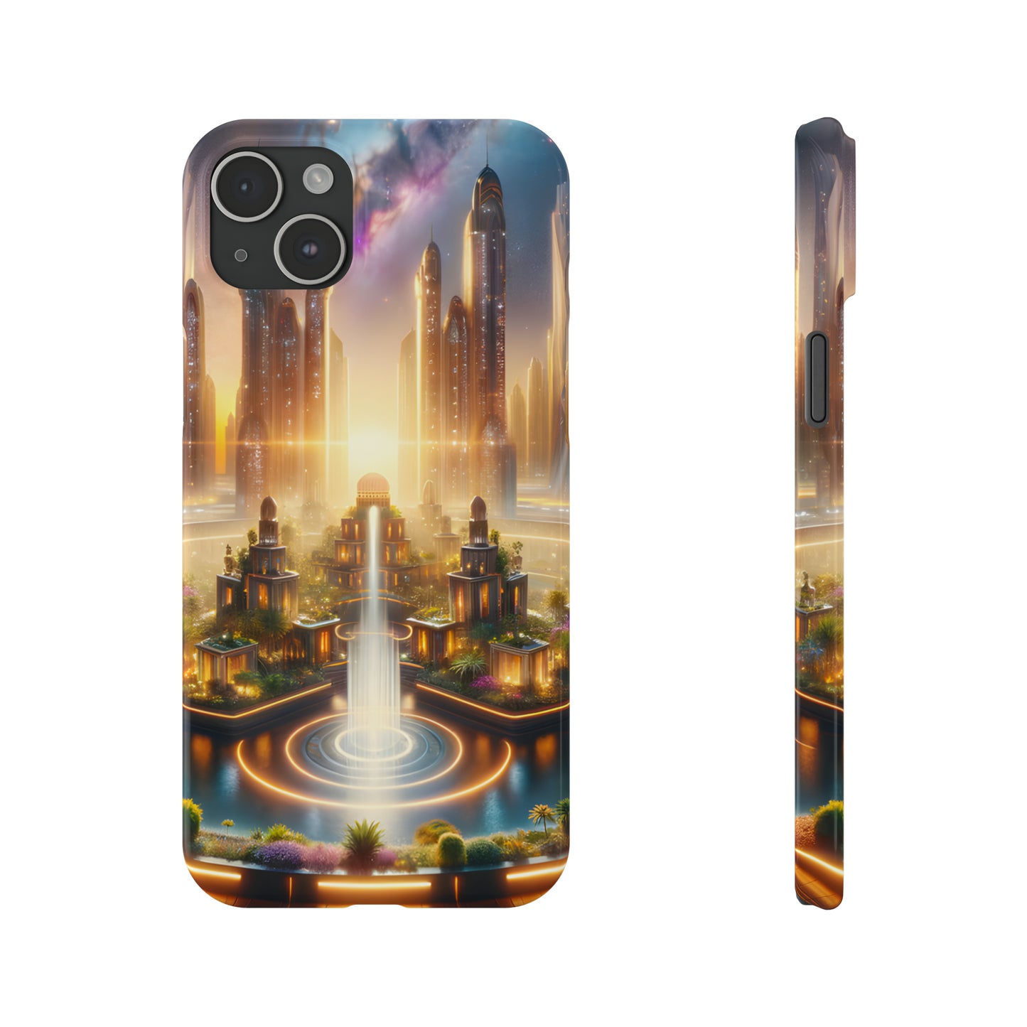 Nebula Gardens-Slim Phone Cases