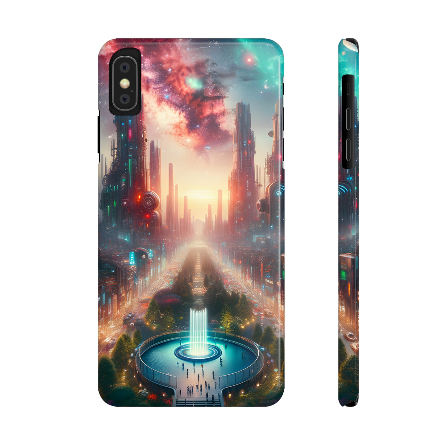 NeonRealm-Slim Phone Cases